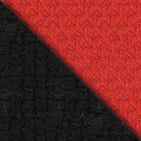 Ткань черная/красная, 2603/493